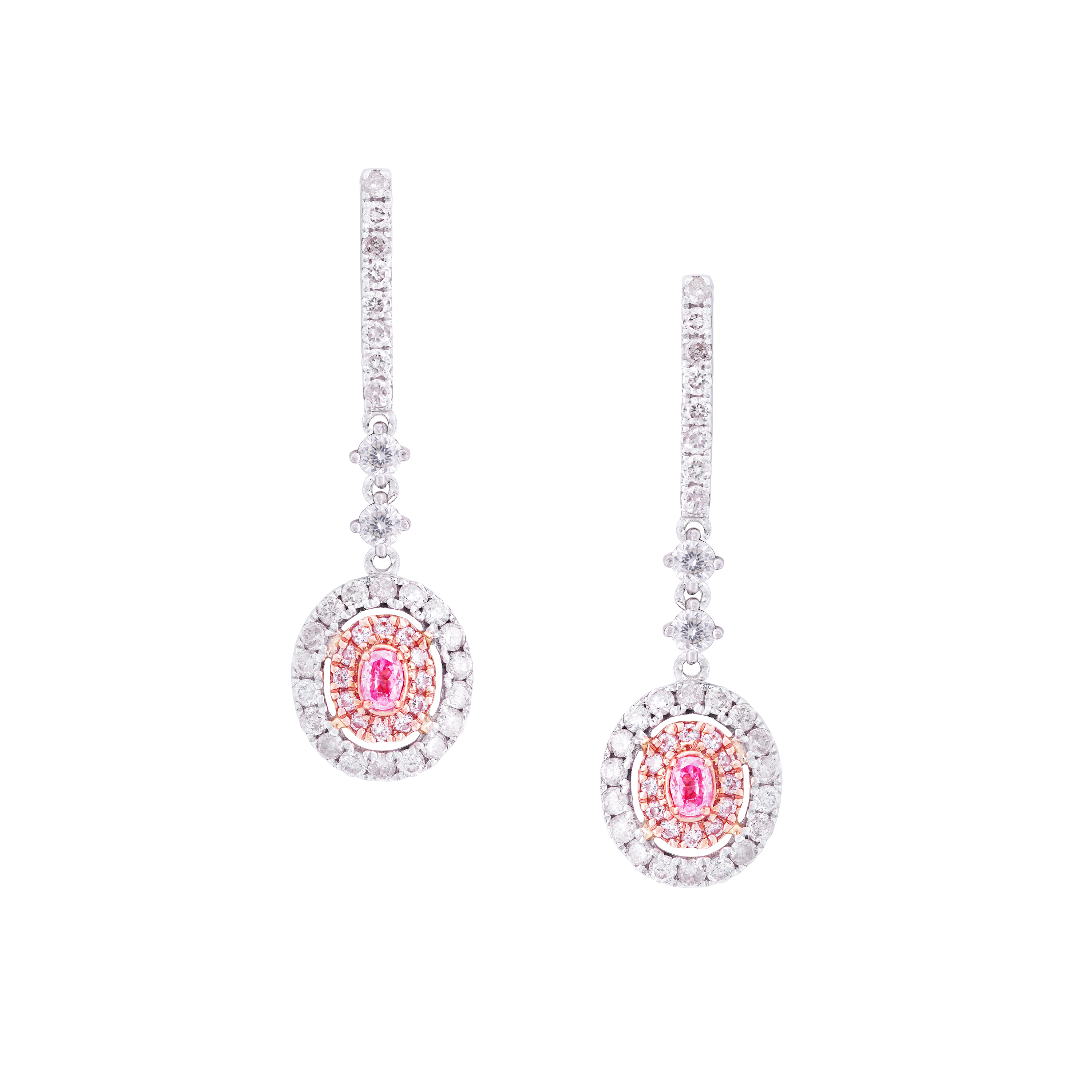 Zivah Pink Diamond Earrings